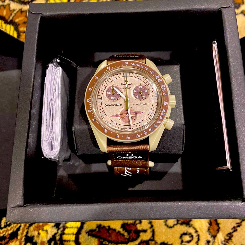 PRICE DROP💥Omega X MoonSwatch: Mission to Saturn 🪐